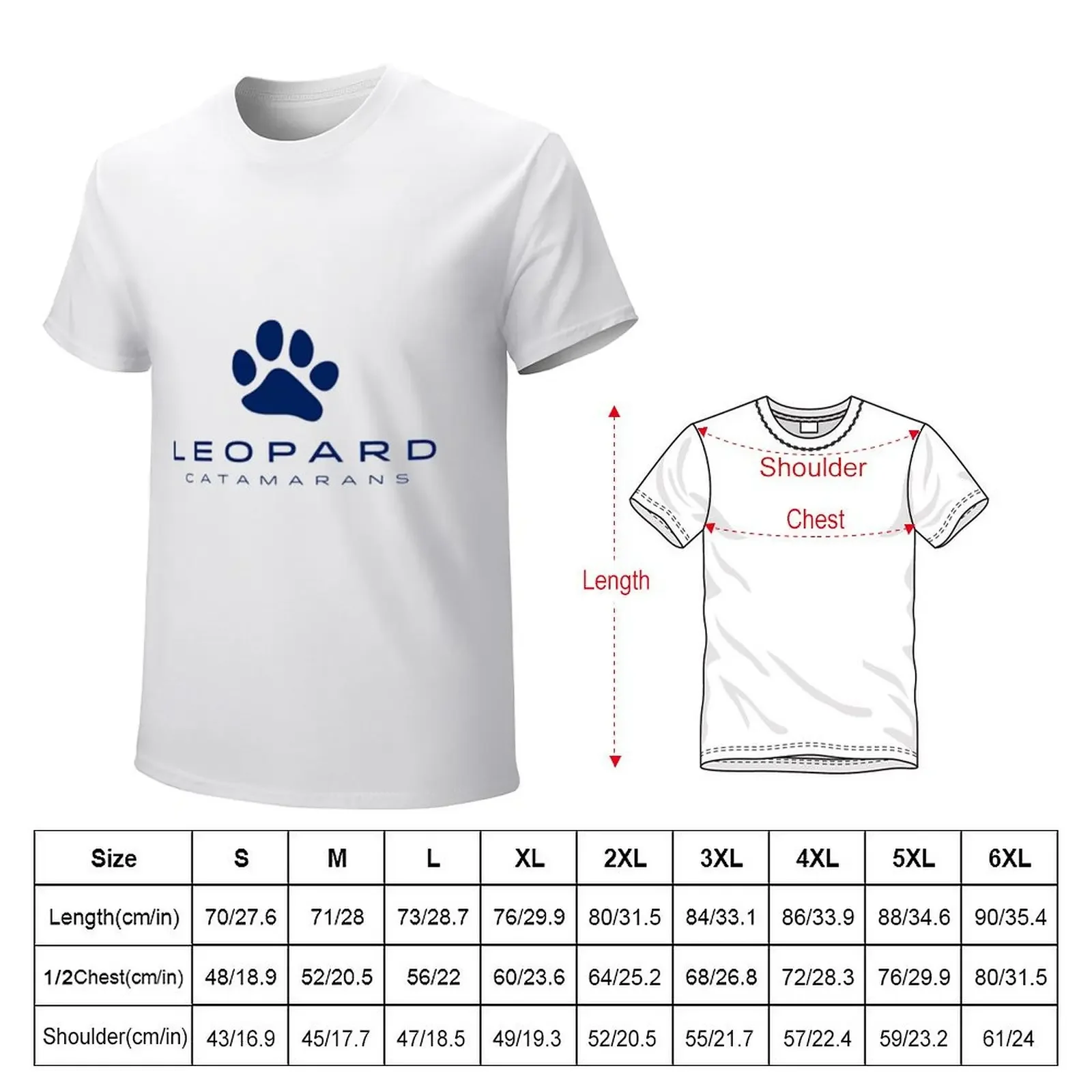 LEOPARD CATAMARANS T-Shirt quick-drying vintage kawaii clothes graphic t shirt vintage heavyweight t shirts for men