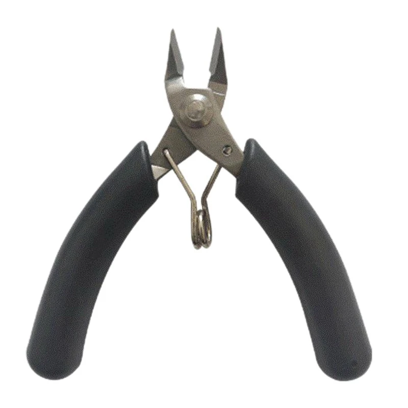 Flush Side Cutter Pliers For Jewelry Wire With PVC Handle Side Cutting Jewelry Making DIY Tools Equipment