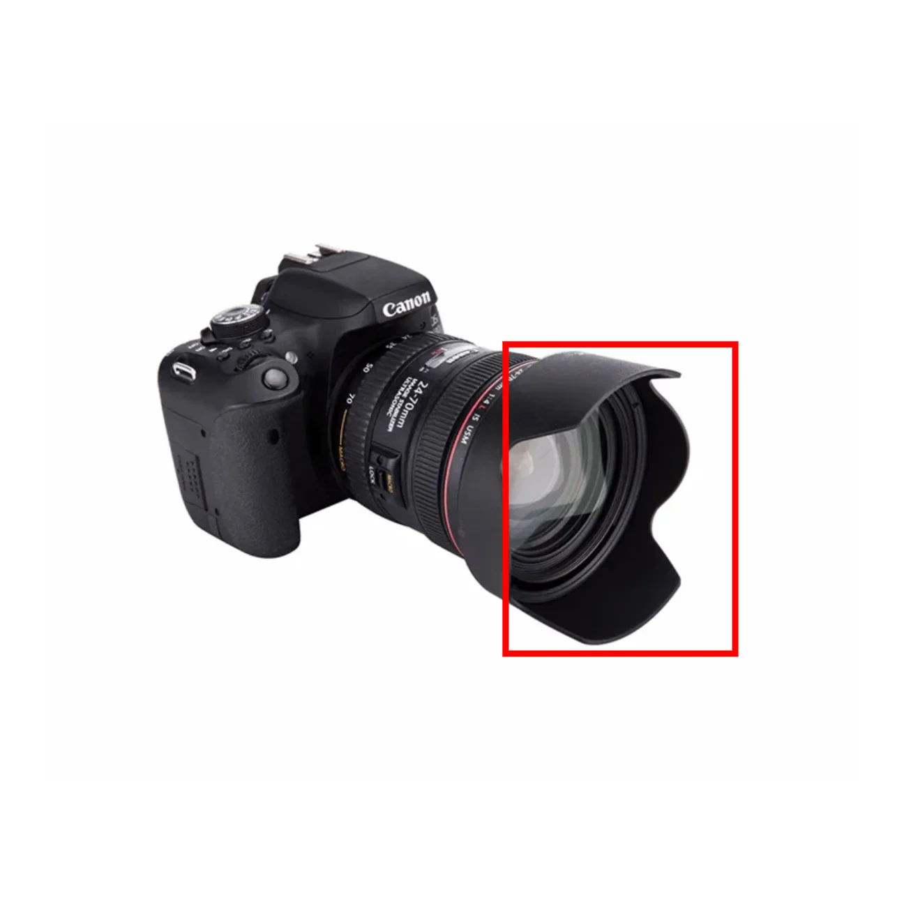 Ew-83l Kap Voor Canon Lens 24-70Mm F4l 5d45d3 Lens Accessoires 77Mm
