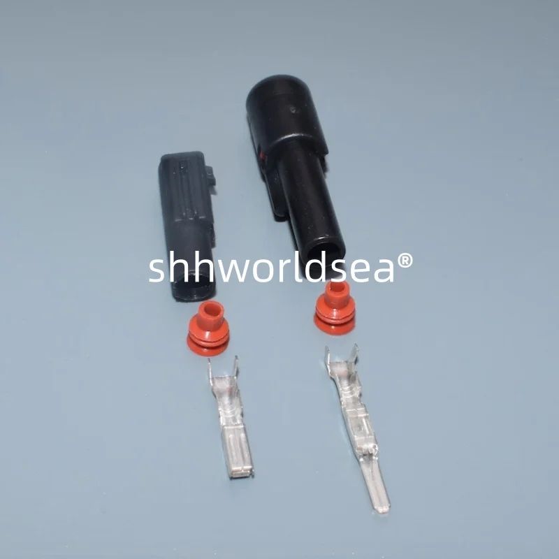 2/100set 1 Pin FW-C-1M-B FW-C-1F-B AC Assembly Automotive Connector Electrical Wiring Harness Socket Power Plug