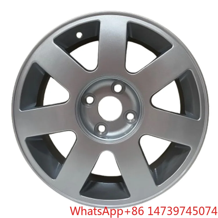 15x6.0J 4 Hole Silver Alloy Car Rims, PCD 4X100 CB 54.4 mm ET 43 mm, Universal Passenger Car Wheels