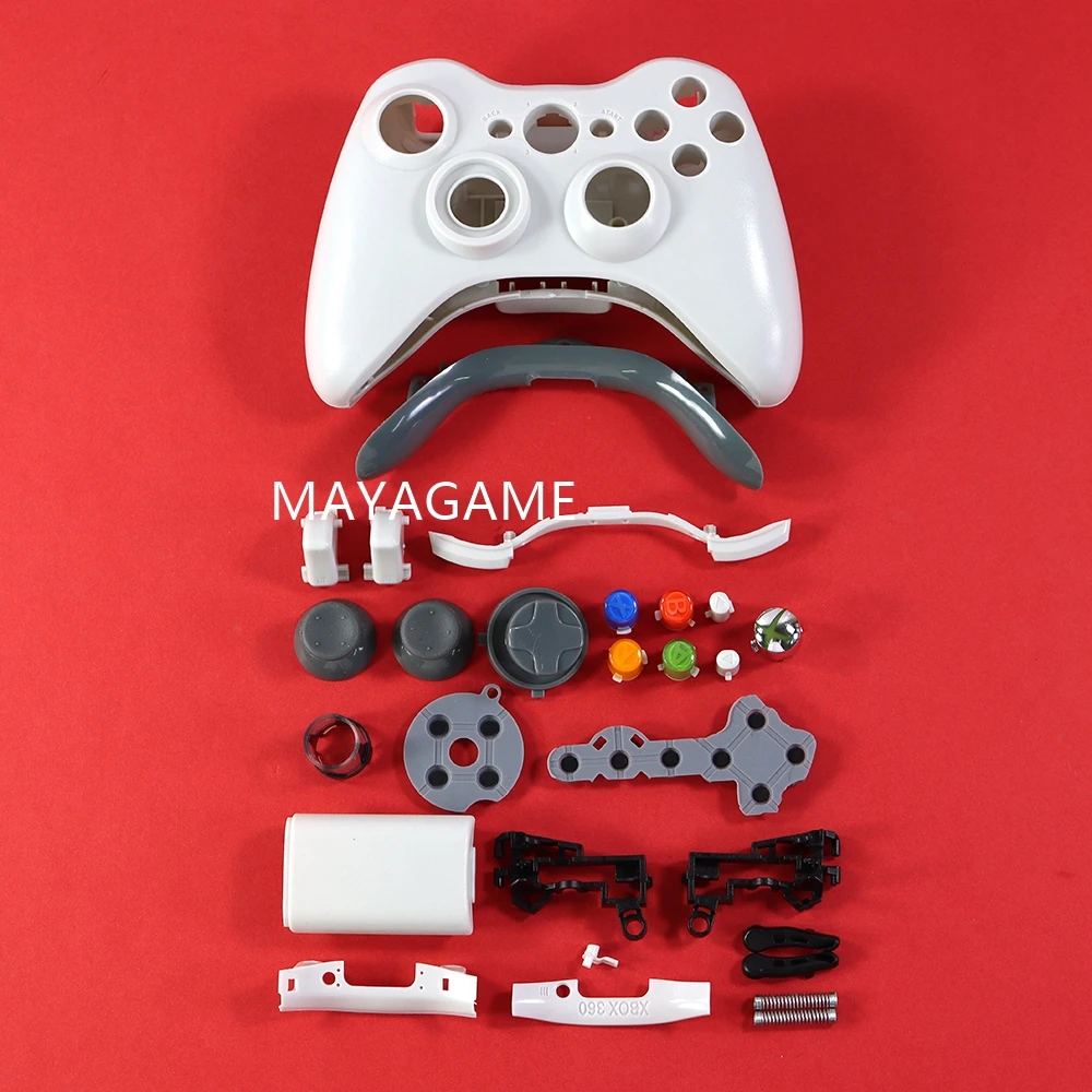 OCGAME Repair Parts game console Housing Case Shell with Full Buttons Accesories kits for xbox 360 xbox360 wireless Controller view 5