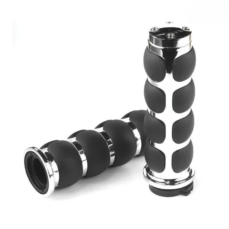 1 "دراجة نارية مقود اليد القبضات 25 مللي متر الألومنيوم المطاط مقبض ل هارلي بجولة سوفتيل فات بوي سبورتستر XL 883 1200 داينا