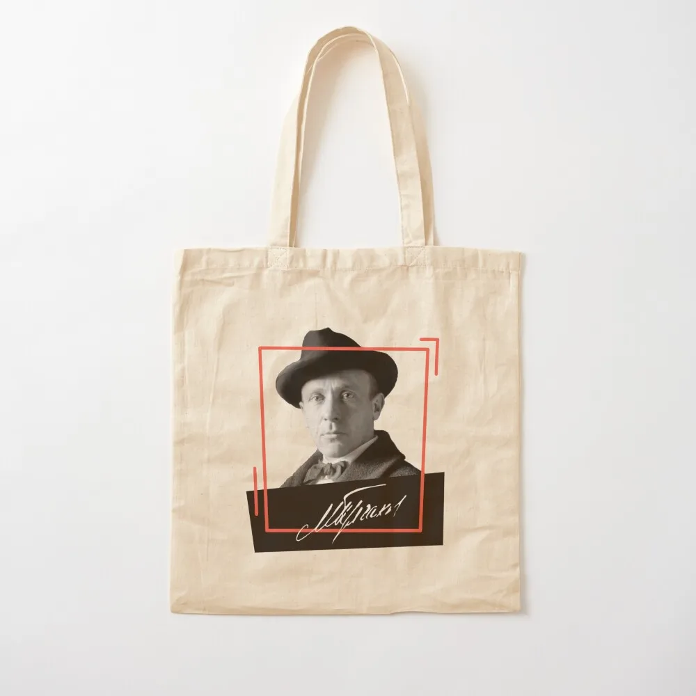 

Mikhail Afanasyevich Bulgakov With Signature Tote Bag hand bag ladies the tote bag bags for women Cloth Canvas Tote