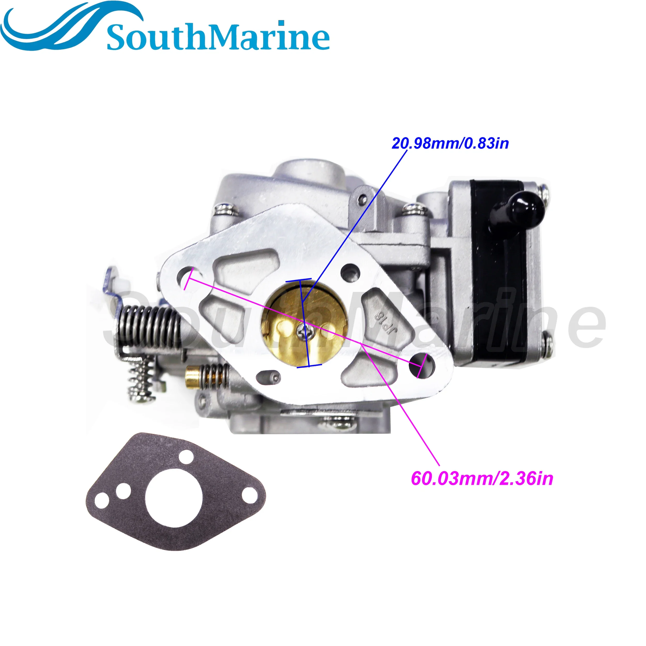 Boat Motor T8-05000800 Carburetor Assy and T8-05000012 Gasket for Parsun HDX Makara 2-stroke  40HP 48HP 55HP 60HP