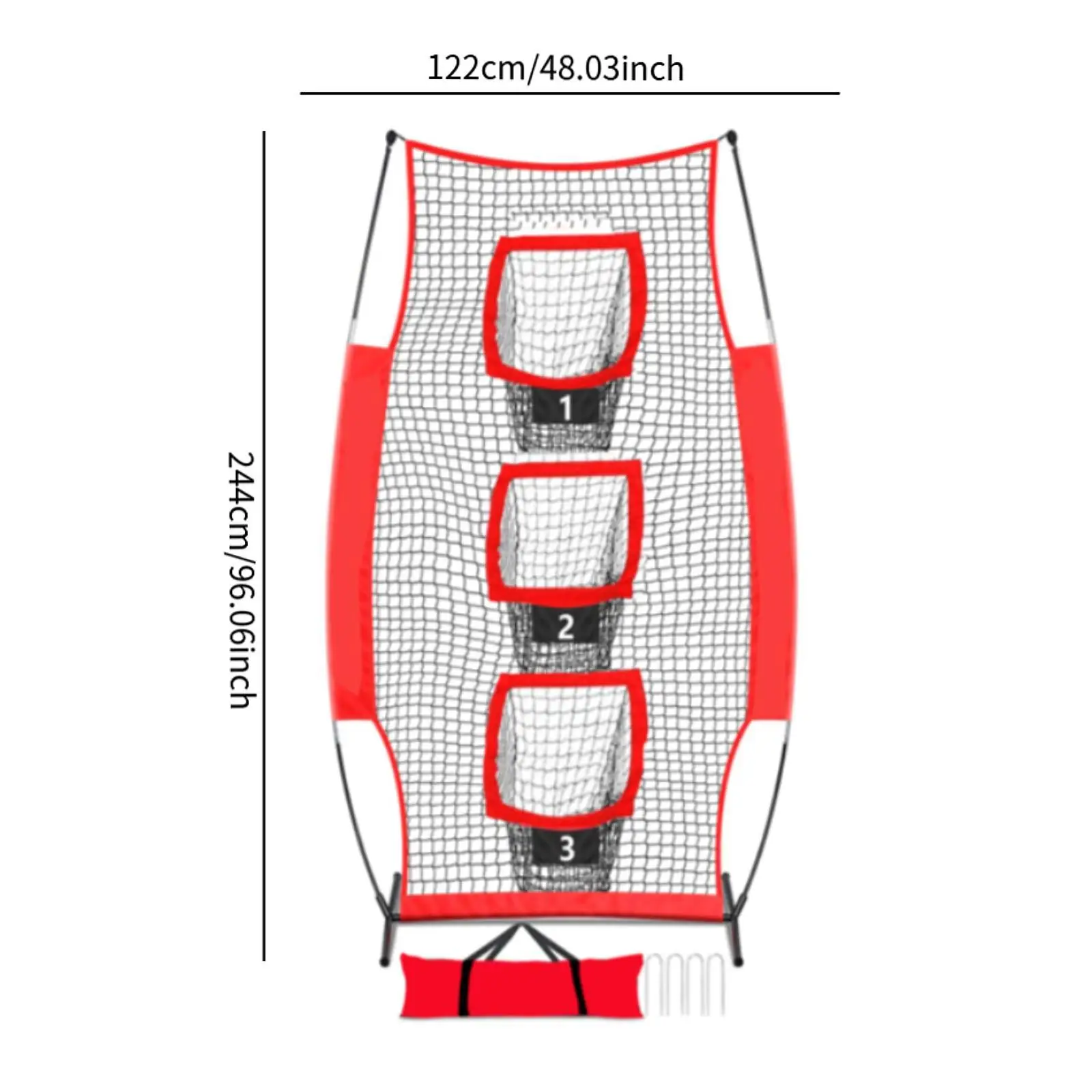 Рисунок 6 - Футбольная сетка для метания 8 x 4 фута