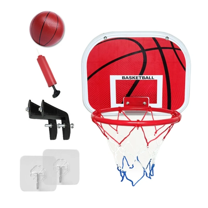 Kids Bouncing Mute Wall Basketball Set Mute Bouncing Indoor Basketball Set Toy Drop shipping