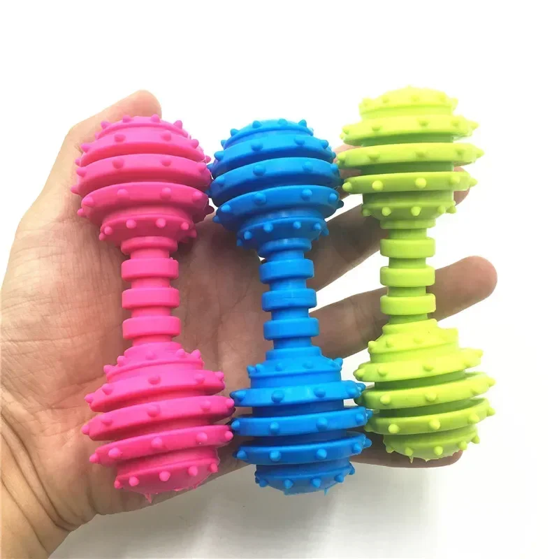 Durable Dog Chew Toy Stick Dog Toothbrush Soft Rubber Tooth Cleaning Point Massage Toothpaste Pet Toothbrush Molar Pet Supplies