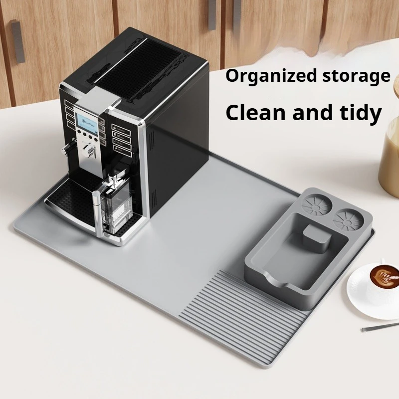 Silicone Espresso Tamping Mat Non Slip Holder Pad Coffee Press Cushion Tools Home Coffee Accessories Station Mat Storage Holder