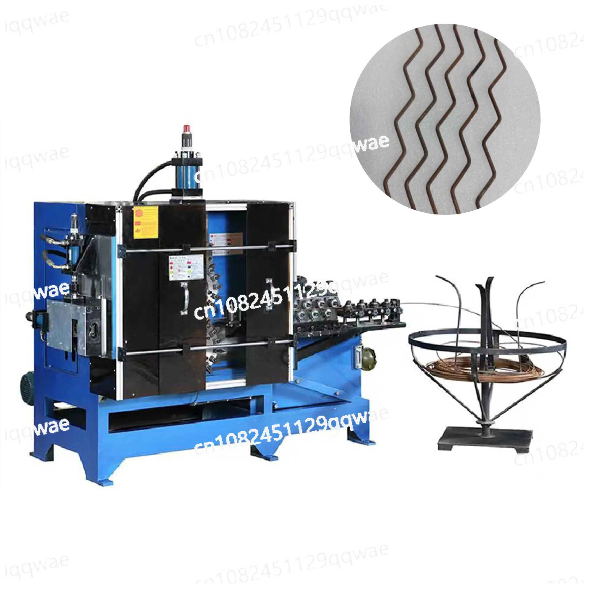 Z-shaped serrated metal strip forming machine wrought iron storage rack iron mesh lace machine