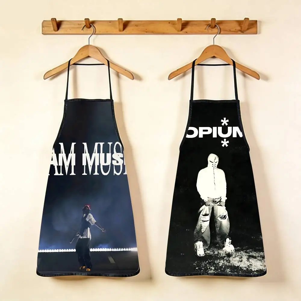 

Новый универсальный кухонный фартук O-Opium Rap Playboi Carti 2026 для мужчин и женщин, для пикника, барбекю, вечеринок, подарок, забавный дизайн