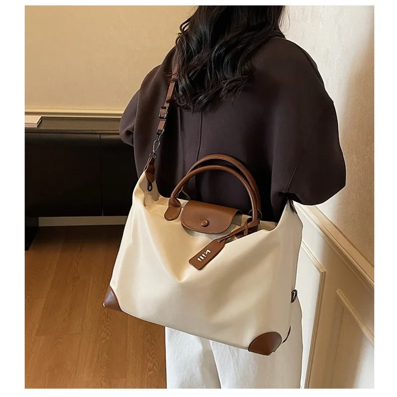 

Удобная и стильная дорожная сумка большой вместимости, легкая, универсальная, на одно плечо, для поездок на работу, через плечо, для фитнеса, сумка для хранения вещей.