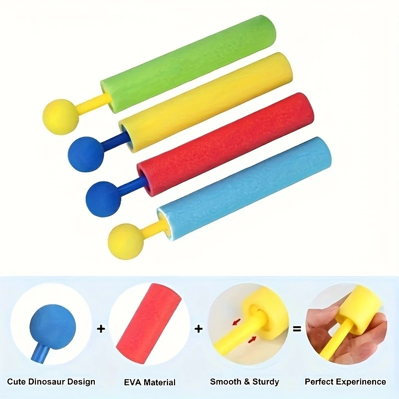 Pull-out water gun foam water gun outdoor beach water cannon game accessories (random delivery)