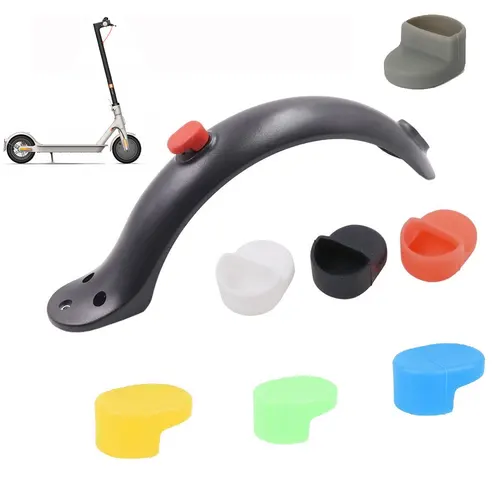 Imagen 2 del producto 1x guardabarros trasero para patinete eléctrico, cubierta de gancho de silicona para Xiaomi M365 Pro M365, protector de guardabarros trasero, accesorios para patinete