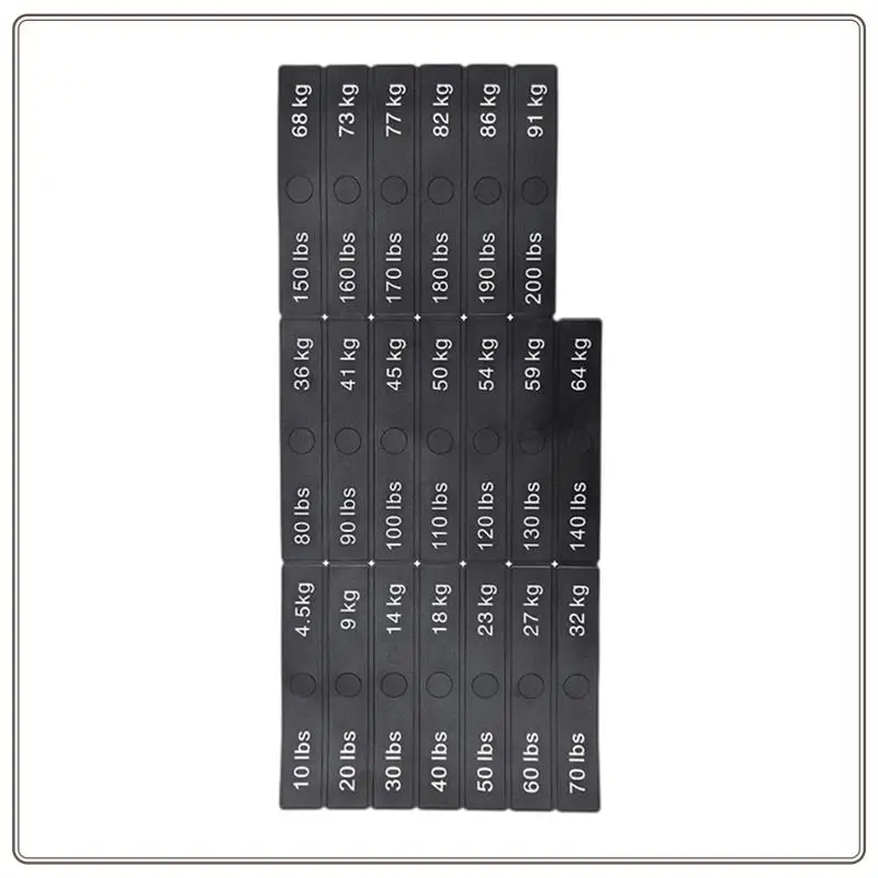 Этикетка для автоматического выключателя, самоклеящаяся этикетка для тренажерного зала, утяжеленный блок, наклейка для тренажеров, наклейки для весового стека-ABDQ