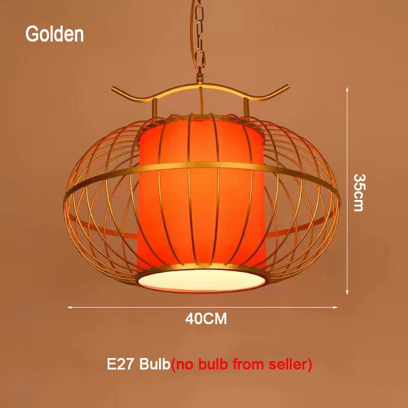 جديد الصينية قفص الطيور قلادة أضواء خمر مطعم المقهى إناء/ قدر مطعم الإبداعية الحديد الفن العتيقة الثريا ديكور
