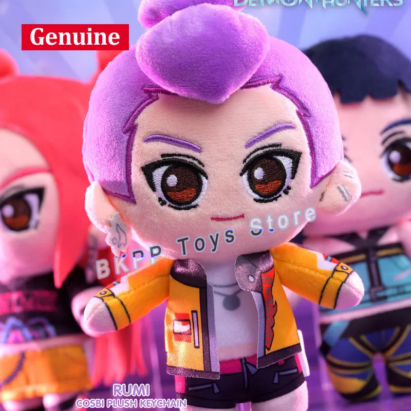 HotToys COSBI K-pop Demon Hunters Blind Box HUNTR/X Plush Keychain Pendant Doll Action Figures Saja Cute Model Mystery Box Gifts
