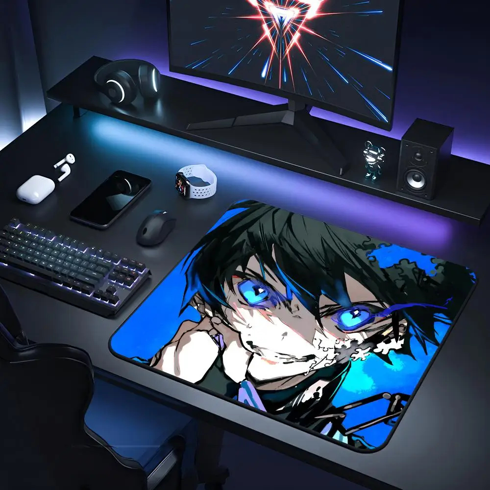 Blue Lock Mouse Pad Gaming Laptops Keyboard Mat Deskmat Pc Accessories Desk Protector Mousepad Gamer Mats Anime Mause Pads