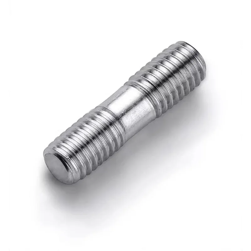 70pcs M6x65mm 304 A2-70 Stainless Steel GB901 Double Head Cylindrical Rod Screw Thread Rod Metric Double Head Bolt