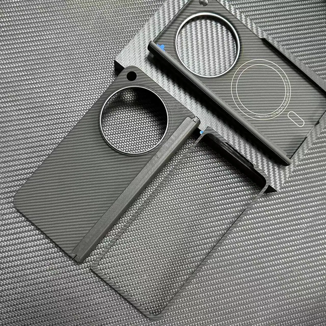 

Кевларовое углеродное волокно для oppo find n3, магнитный чехол для телефона с центральной осью findn3, складной защитный чехол, арамидный