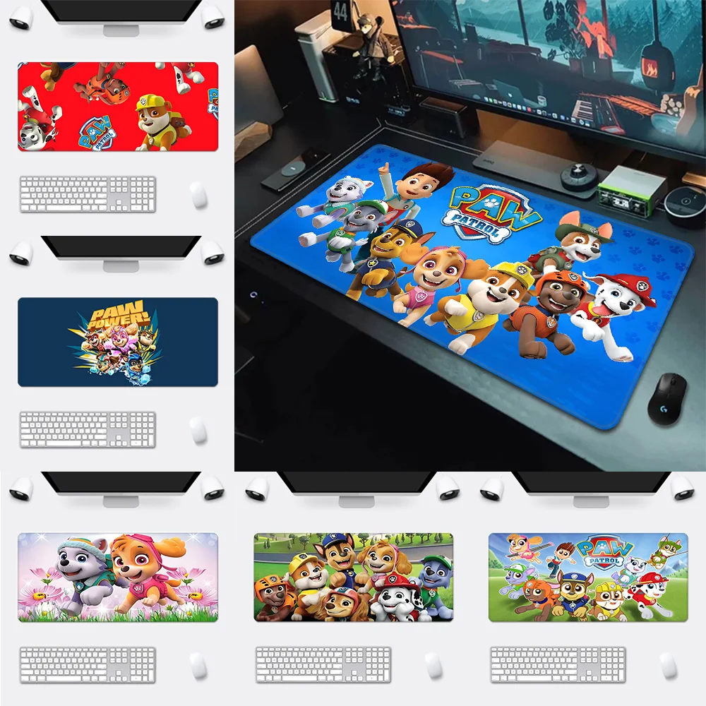 

Cute P-PatrolS Cartoon Movie P-PAWs Mousepad Printing Computer Gamers Locking Non-slip Mouse Pad XXL90x40cm Keyboard PC Desk Pad