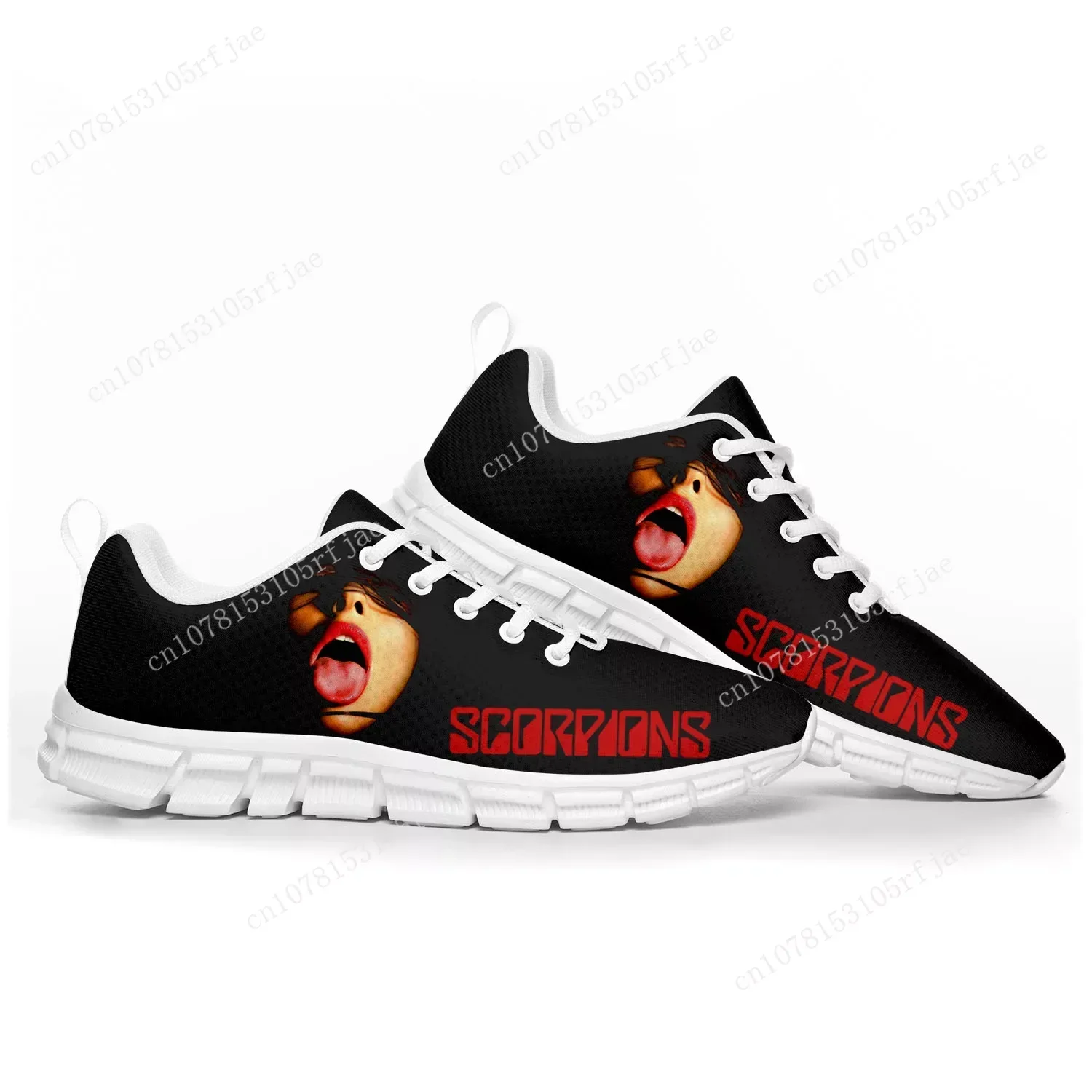 Scorpions Metal Rock Band Pop zapatos deportivos para hombres, mujeres, adolescentes, niños, zapatillas casuales personalizadas, zapatos de pareja de alta calidad