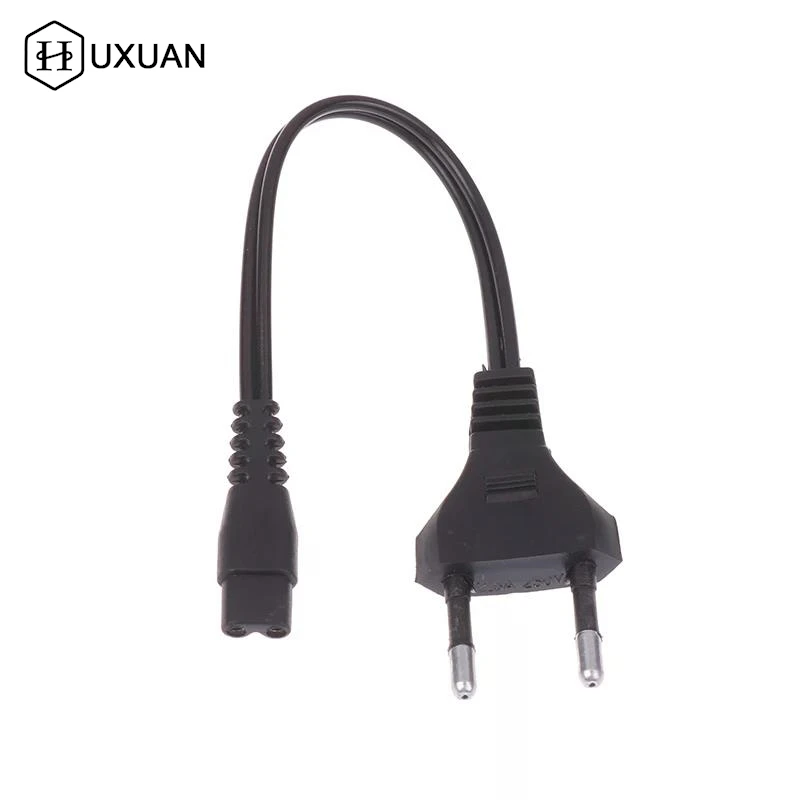 EU-stekker Oplaadkabel met dubbel gat 220V 110V Direct opladen Zaklamp Oplader Netsnoer Zaklampaccessoires