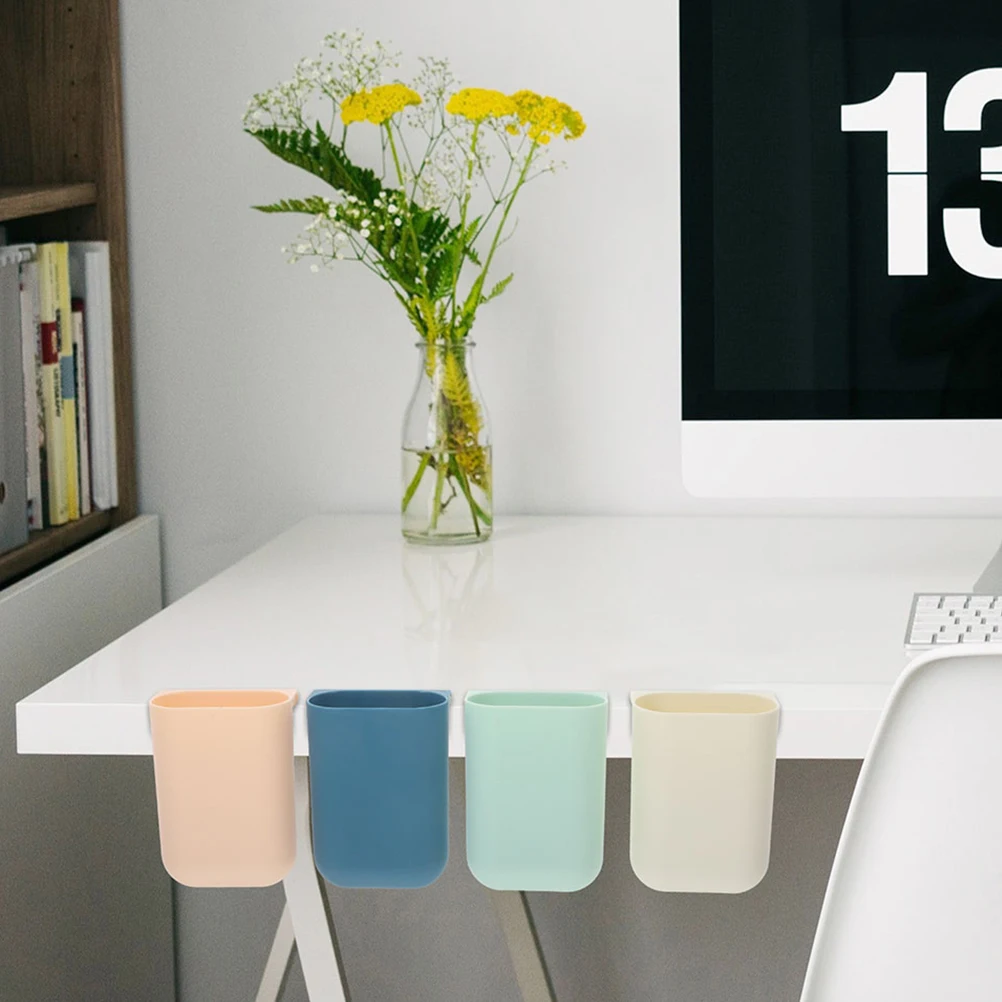 8 Pcs Desktop Storage Box Cart Container Hanging Bins Plastic Flower Pots Organizer Cups