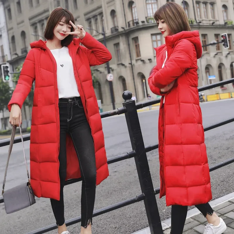 Female Winter Coat Down Parka Women Winter Jacket New Long Waterproof Padded Jacket