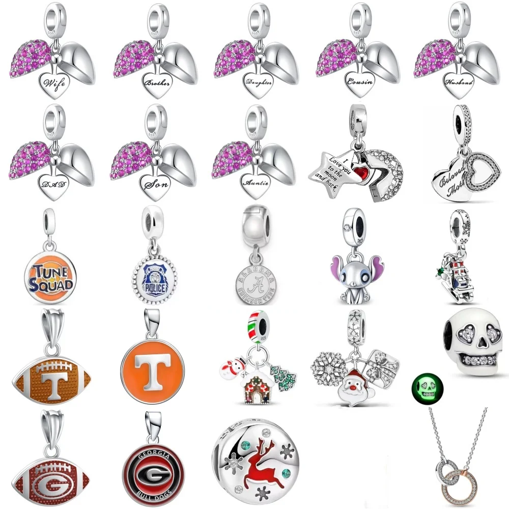 

Лидер продаж, 925 серебряных бусин-снеговика, кулон в форме сердца, подходит для европейского оригинального браслета, изысканные ювелирные изделия своими руками