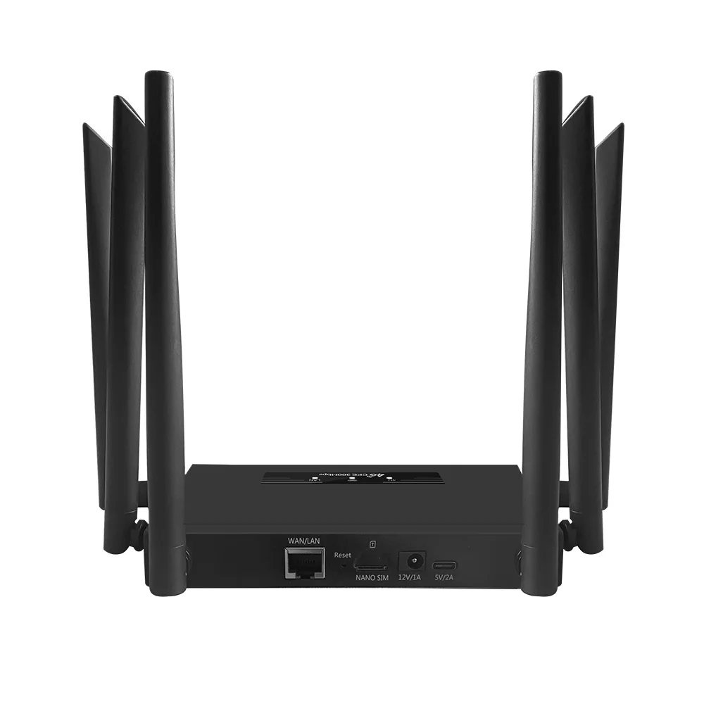 JODUXE R611 PRO 4G LTE WiFi Router Wi-Fi 6 300Mbps Global Coverage Metal-Bodied Band Locking APN Customization IMEI Modification