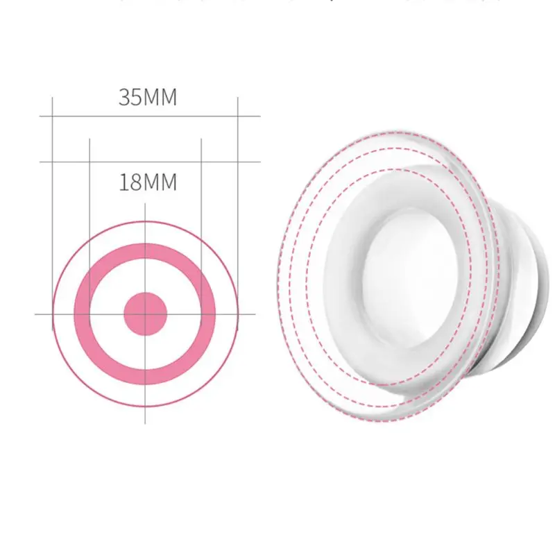 Nipple Inversion Corrector Retractor Breastfeeding Student Short Flat Inverted Nipple Suction Cup Traction Device Soft Painless