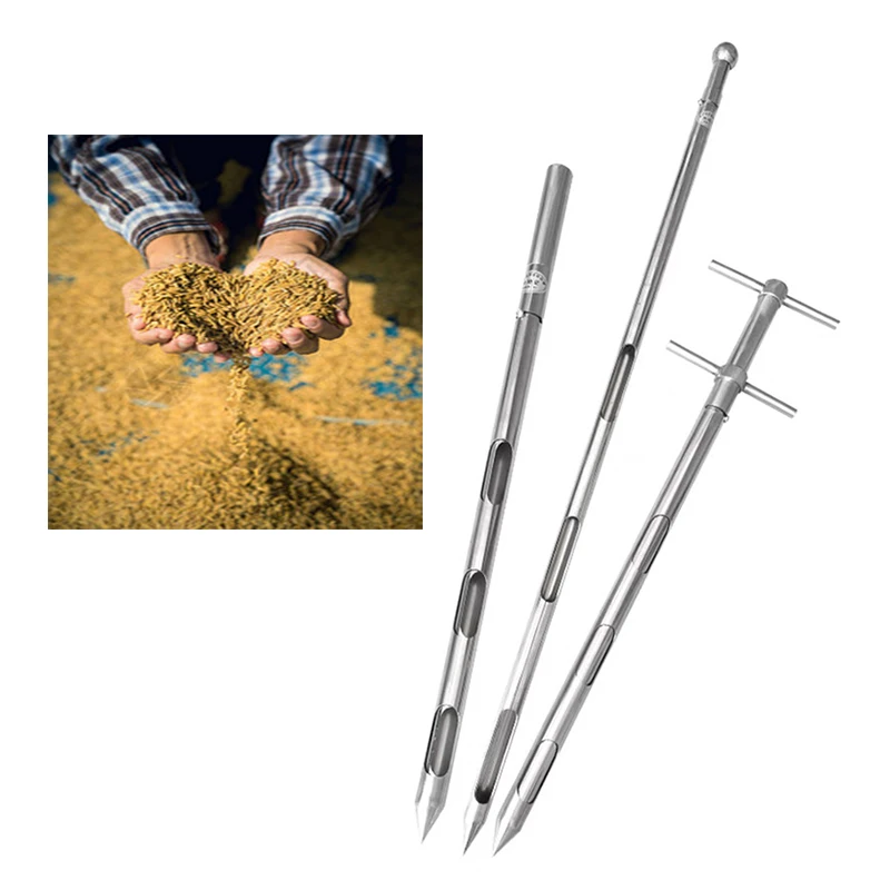 

All 304 Stainless Steel Double-Layer Rotating Powder Sampling Tube Cement Powder Grain Particle Solid Sampler Sampling