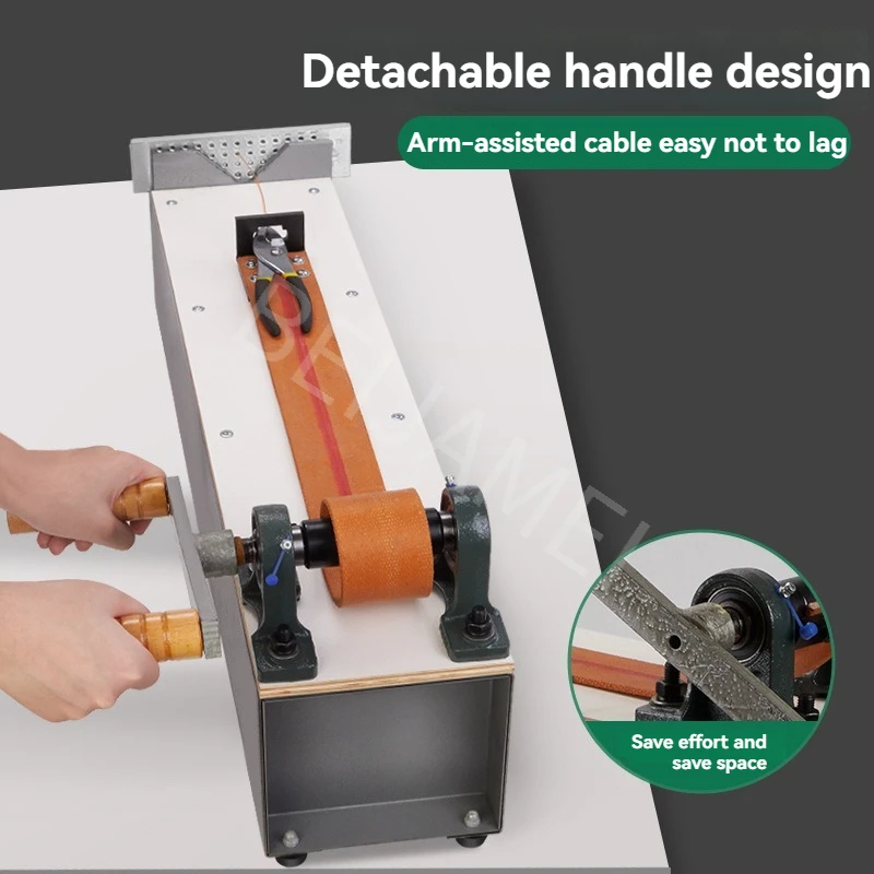 Gold And Silver Wire Stool Desktop Hand Cranked Wire Drawing Machine Jewelry Processing Fixed Wire Drawing Machine