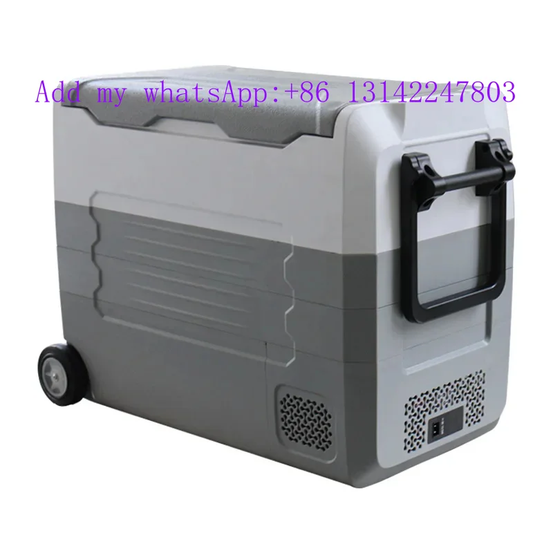 

55L car fridges with 12v dc compressor cooling system big capacity electric small cooler for used cars