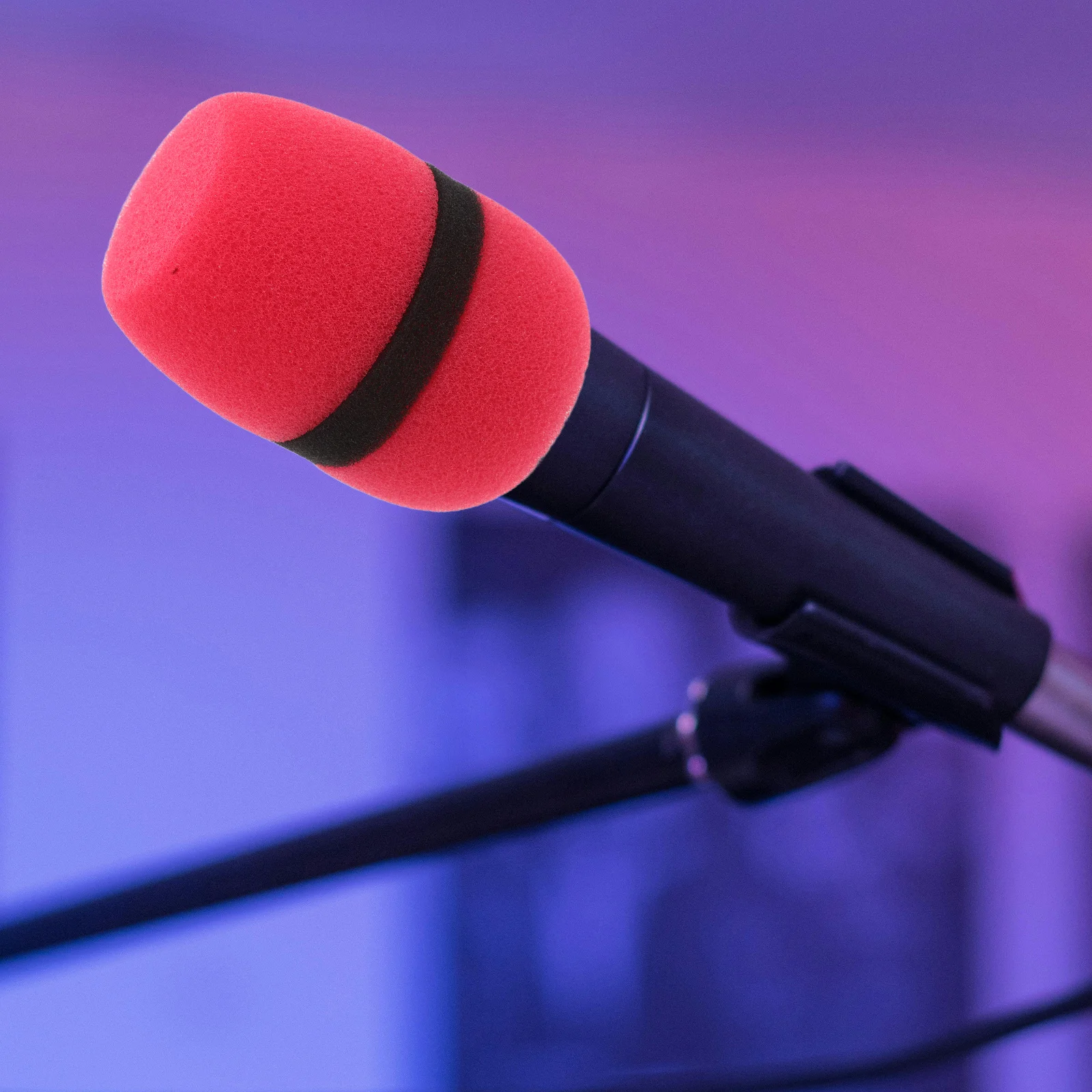 

12pcs Sponge Microphone Sleeves Colorful Handheld Mic Covers Noise Reduction Splash Resistant Windscreen For Ktv Live Streaming