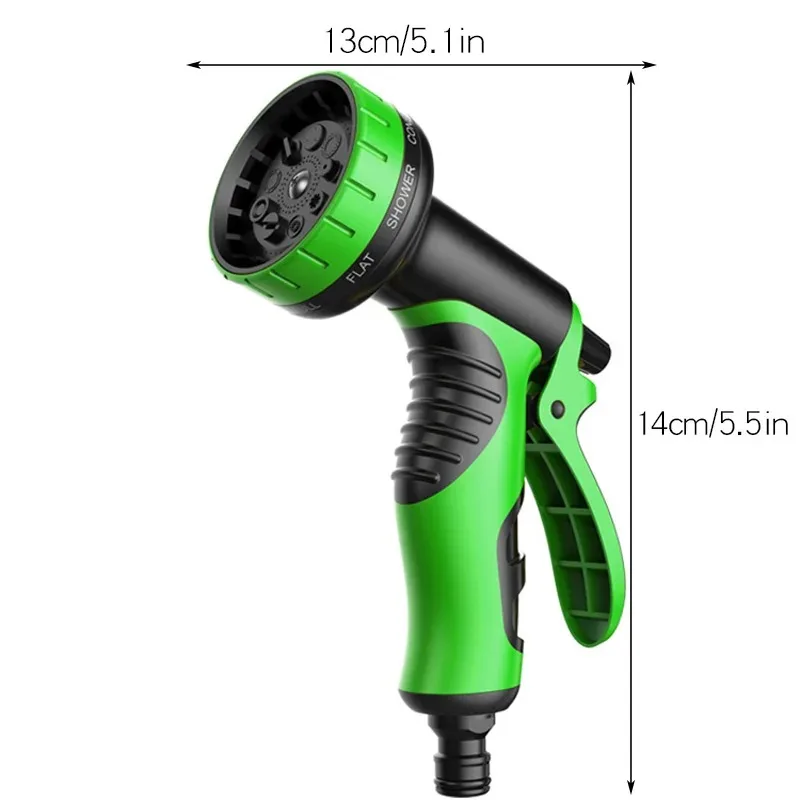 1 قطعة 50FT/75FT/100FT حديقة خرطوم تلسكوبي توسيع متعددة الوظائف مدفع المياه ارتفاع ضغط سقي البستنة أدوات #6