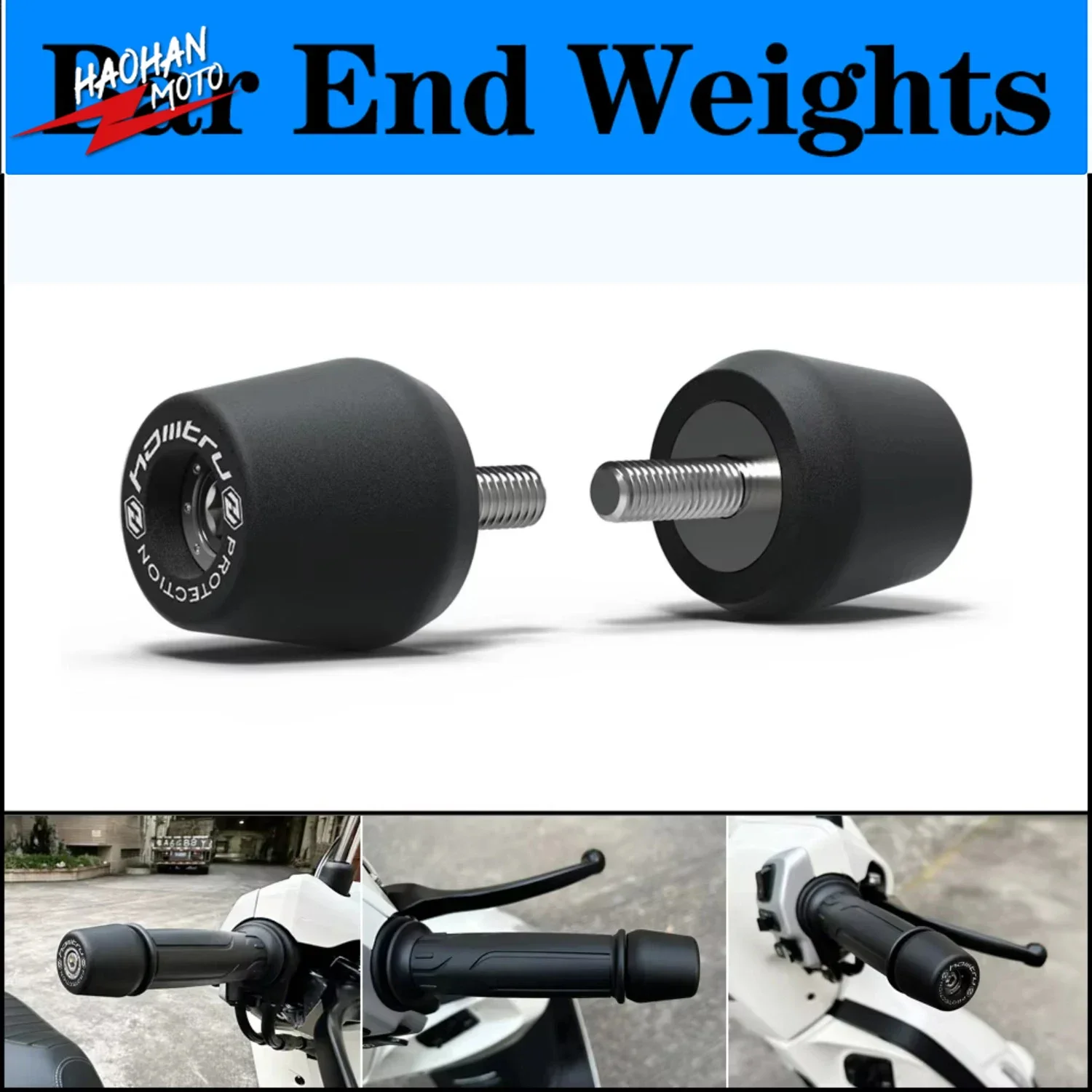 For Yamaha MT-03 2016-2023 Handle Bar End Weight Grips Cap