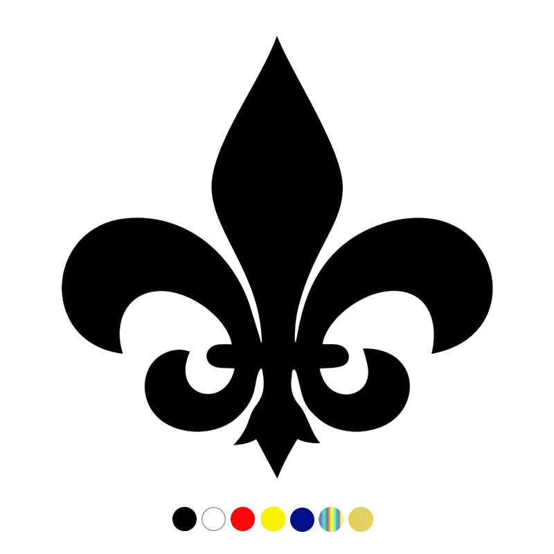 2 قطعة ملصقات لامعة للدراجات النارية بأحجام مختلفة ملصق على نسخة الزنبق الشعاري ملصق سيارة وملصق فينيل للسيارات