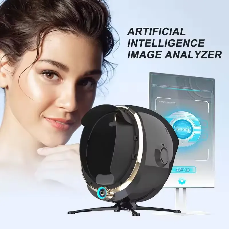 Ce Online Training Ai Face Skin Diagnostics Analyzer Facial Tester Scanner Magic Face Mirror Skin Analysis Machine Skin Analyzer