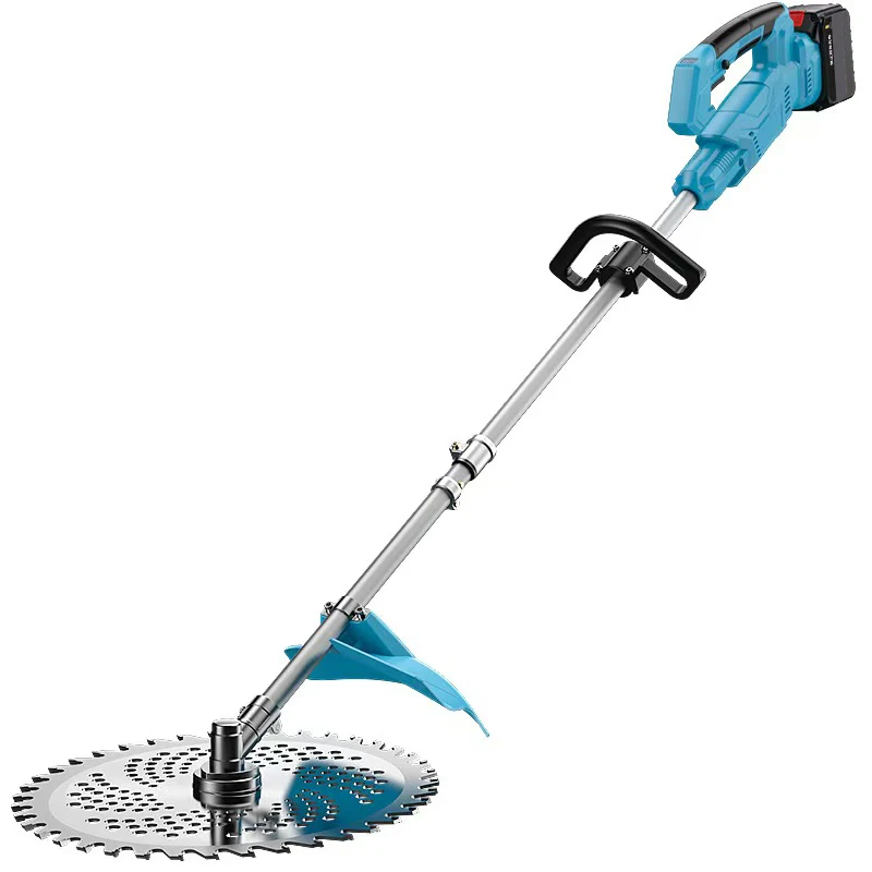 

Electric Cordless Battery Grass Trimmer Garden Tools Lithium Battery Home Portable Grass Cutter 10inch Handle Weed Remover