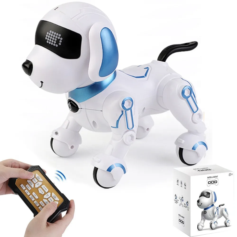 Generic Smart Remote Control Robot Dog Interactive Sing Dance Electronic Pet Educational AI Toy For Indoor Entertainment