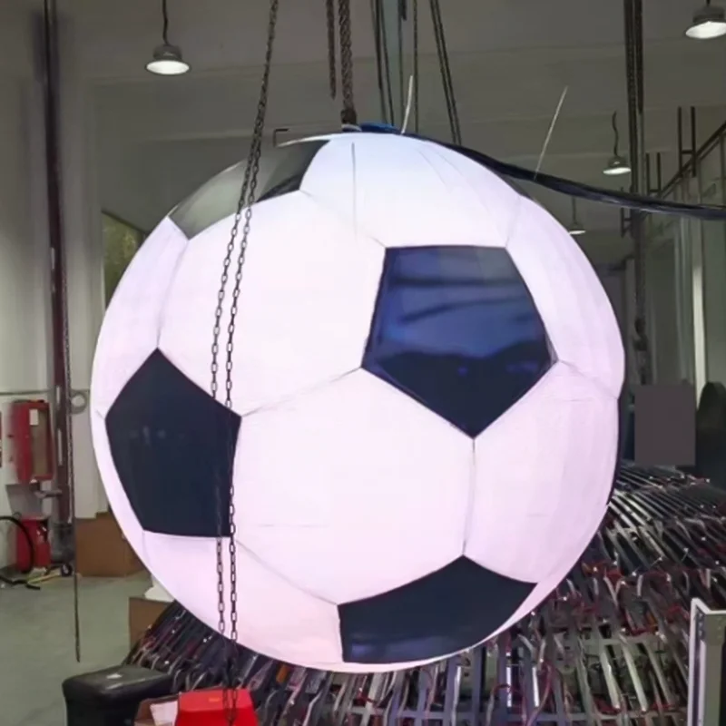 شاشة LED P2 ثلاثية الأبعاد شاشة ثلاثية الأبعاد كروية على شكل كرة أرضية شاشة إعلانية وحدة كرة مستديرة على شكل دائرة ناعمة #2