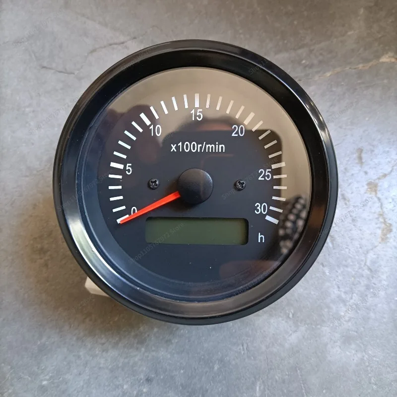 For engine 8 speed chronometer digital display 52/85mm connected to generator speed sensor adjustable number of teeth