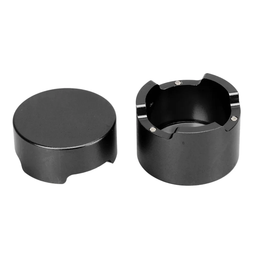 Billiard Accessories Round Billiard Chalk Case Aluminum Alloy Portable Pool Cue Chalk Box Pool Chalk Holder Pool Sports