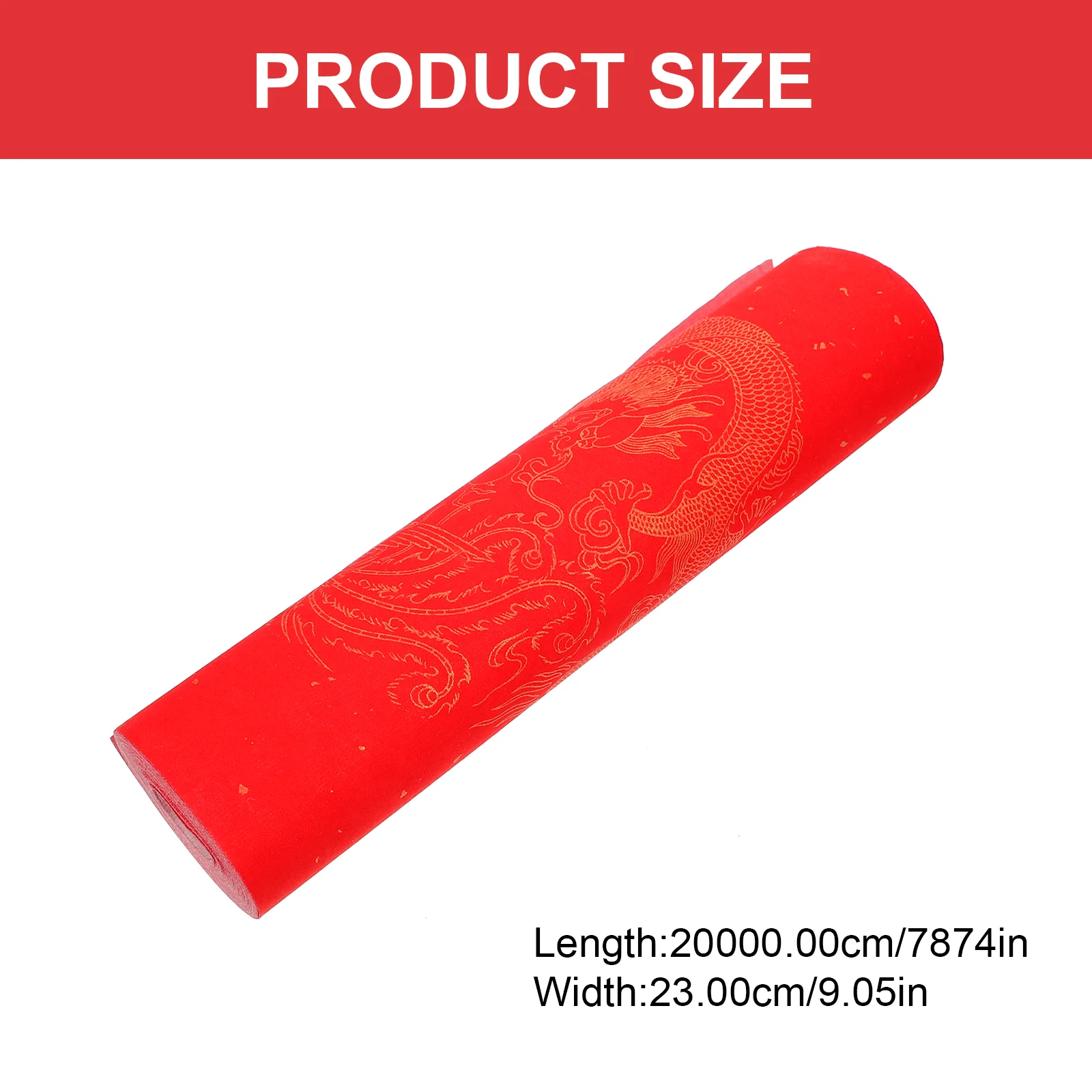 Rice Paper for Printing Red Calligraphy Blank Scroll Couplet Writing with Brush