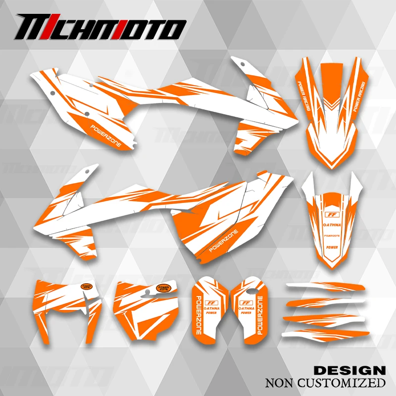 

MCHMFG New Style Graphics Decals Stickers Kits For KTM EXC 2017 2018 2019 SXF 2016 2017 2018