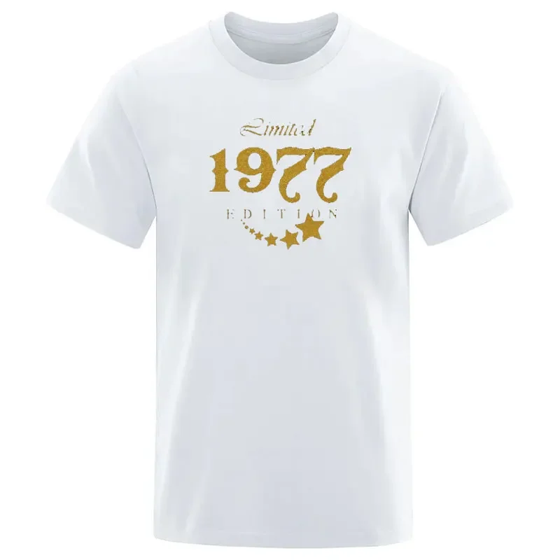 May 25 1977 Birth gift T-shirt Men\'s Harajuku top Fashion classic Unique vintage brand T-shirt Vintage streetwear Birthday gift