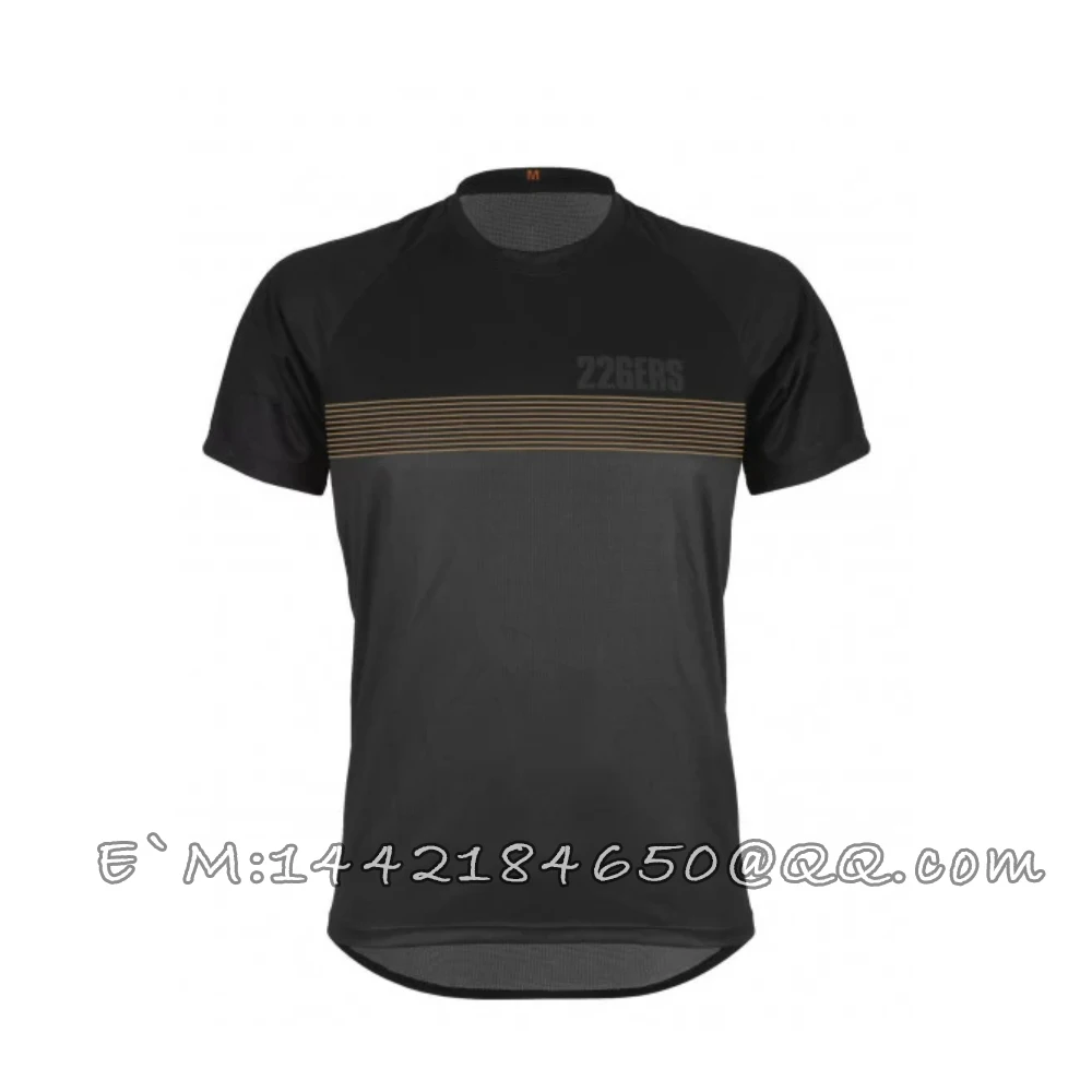 Short Sleeve Jersey for Men and Women, MTB Clothes, Road Bike, Motorcycle, Mountain Downhill, Summer, 226ERS