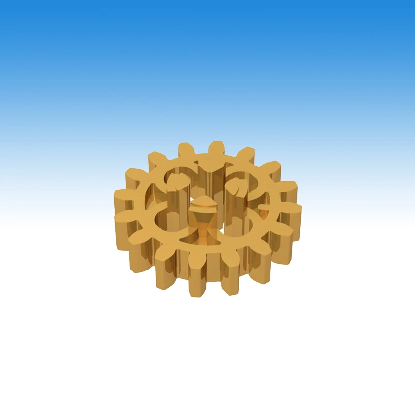 AQUARYTA Building Block Part Technology 16 Tooth Gear Compatible 4019 DIY Creative Mechanical Combination Toy Gift for Children